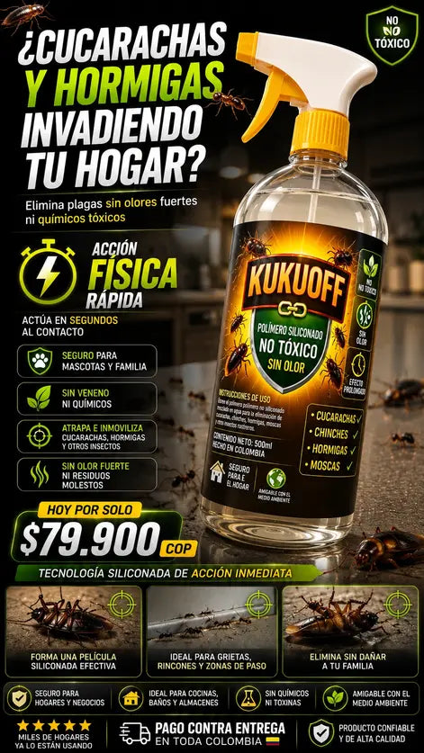 KUKUOFF® - Elimina plagas en segundos🪳